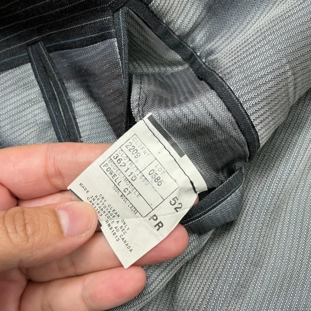 Jack Victor Gray Pinstripe Blazer